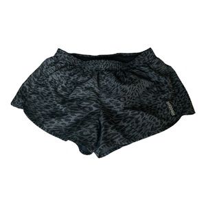 Reebok gray and black running shorts size medium